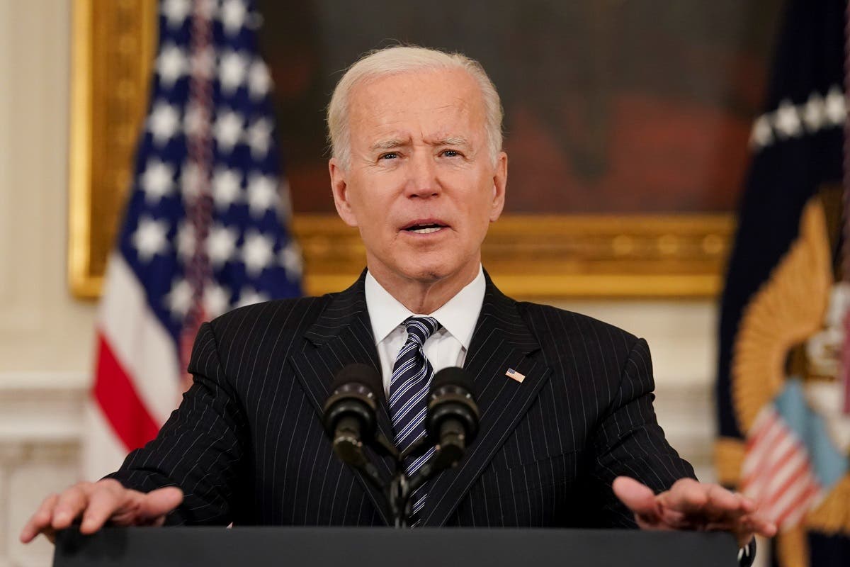 US President Joe Biden speaks from the White House, April 6, 2021. (File photo: Reuters)