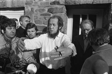 الیگزینڈر سولزینتسن 1974میں مغربی جرمنی میں
