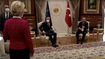 EU commission head taken aback as Erdogan and her colleague snap up available chairs