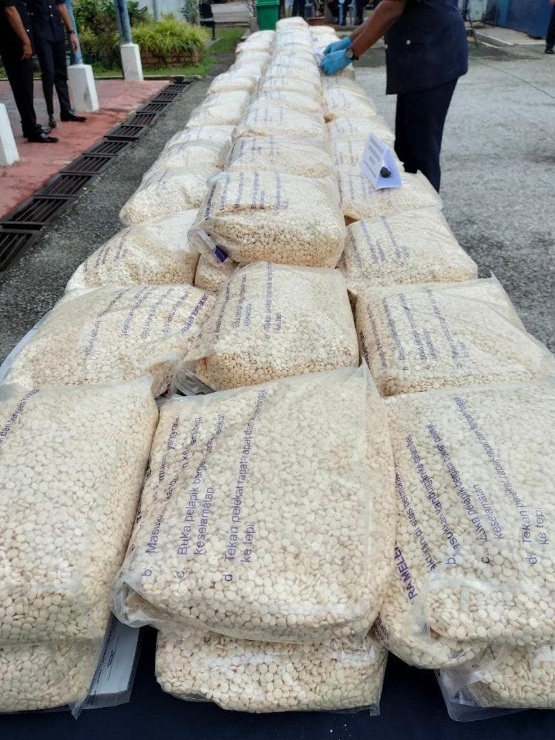Malaysia seizes 3.8 mln amphetamine pills in cooperation ...