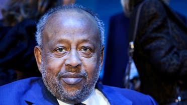 Djibouti's President Ismail Omar Guelleh attends the plenary session at the start of the Paris Peace Forum, France November 12, 2019. (Reuters)