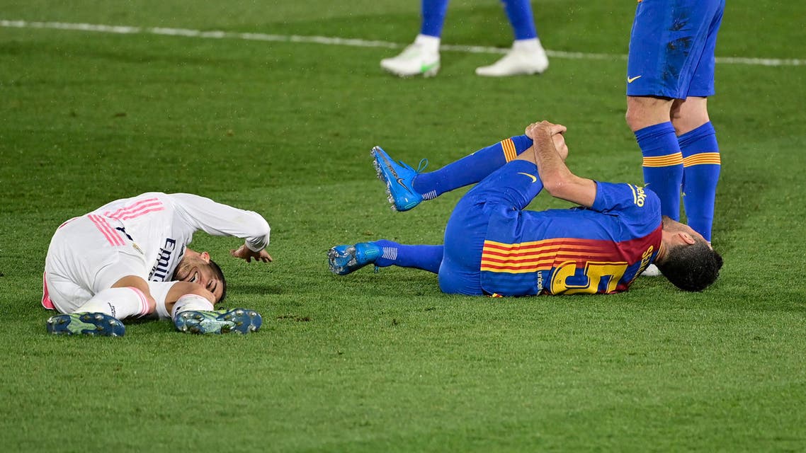 لوكاس فاسكيز سيرجيو بوسكيتس ريال مدريد برشلونة