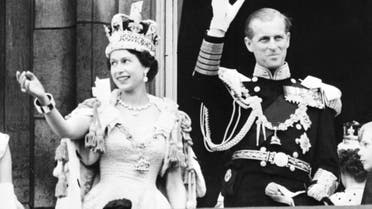 Britain's Queen Elizabeth II (L) accompanied by Britain's Prince Philip, Duke of Edinburgh (R) waves to the crowd, June 2, 1953 after being crowned at Westminter Abbey in London. Elizabeth married the Duke of Edinburgh on the 20th of November 1947 and was proclaimed Queen in 1952 at age 25. Her coronation was the first worldwide televised event. afp