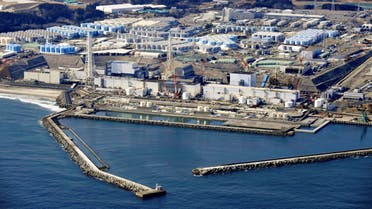 An aerial view shows the storage tanks for treated water at the tsunami-crippled Fukushima Daiichi nuclear power plant in Okuma town, Fukushima prefecture. (Reuters)