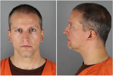 Former Minnesota police officer Derek Chauvin poses in a combination of booking photographs at Hennepin County Jail in Minneapolis, Minnesota, US May 31, 2020. (Reuters)