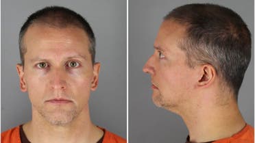 Former Minnesota police officer Derek Chauvin poses in a combination of booking photographs at Hennepin County Jail in Minneapolis, Minnesota, U.S. May 31, 2020. Picture taken May 31, 2020. (Reuters)