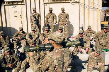 US soldiers listen to a briefing on the proper use of a rocket launcher in the Laghman province of Afghanistan. (File Photo: Reuters)