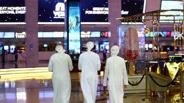 People walk at Mall of the Emirates during the reopening of malls, following the outbreak of the coronavirus in Dubai, United Arab Emirates, on May 28, 2020. (Reuters)