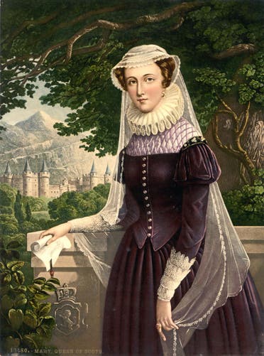 لوحة تجسد ماري ستيوارت ملكة إسكتلندا