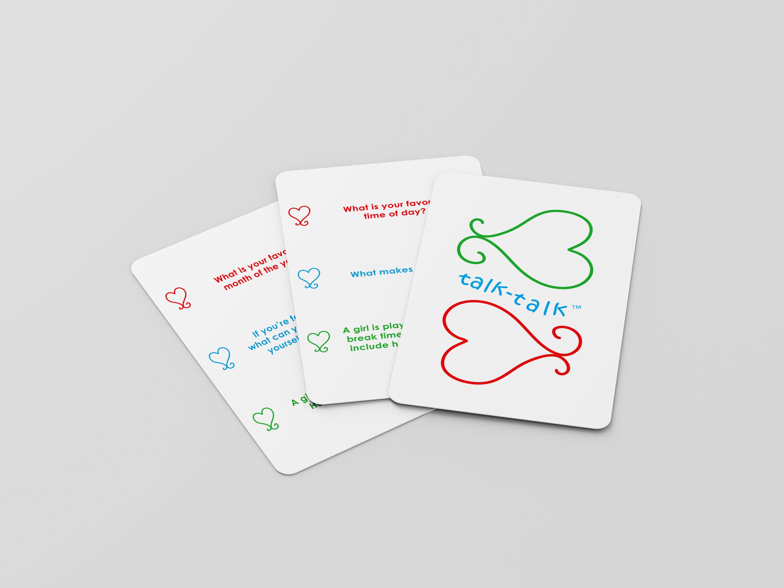 Talk-talk cards deck from the Smart Heart board game, developed by two Dubai-based psychologists to build children's emotional intelligence and address mental health issues. (Supplied)