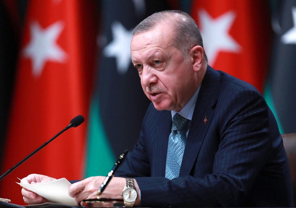  الرئيس التركي رجب طيب أردوغان - فرانس برس