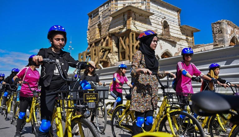 دوچرخه‌سواری بانوان  در موصل