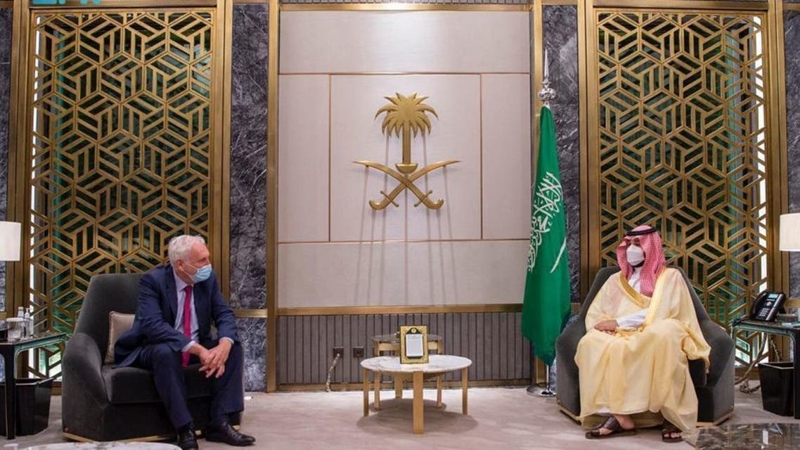 Saudi Crown Prince meets with UK Special Envoy for the Gulf region