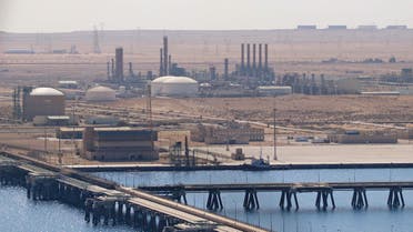 A picture taken on September 24, 2020 shows the Brega oil port in Marsa Brega, some 270kms west of Libya's eastern city of Benghazi. Libya’s state oil firm lifted force majeure on what it deemed secure oil ports and facilities on September 20, a day after strongman Khalifa Haftar said he was lifting a blockade on oilfields and ports. The blockade, which has resulted in more than $9.8 billion in lost revenue according to the state-run National Oil Corporation (NOC), has exacerbated electricity and fuel shortages in the country.