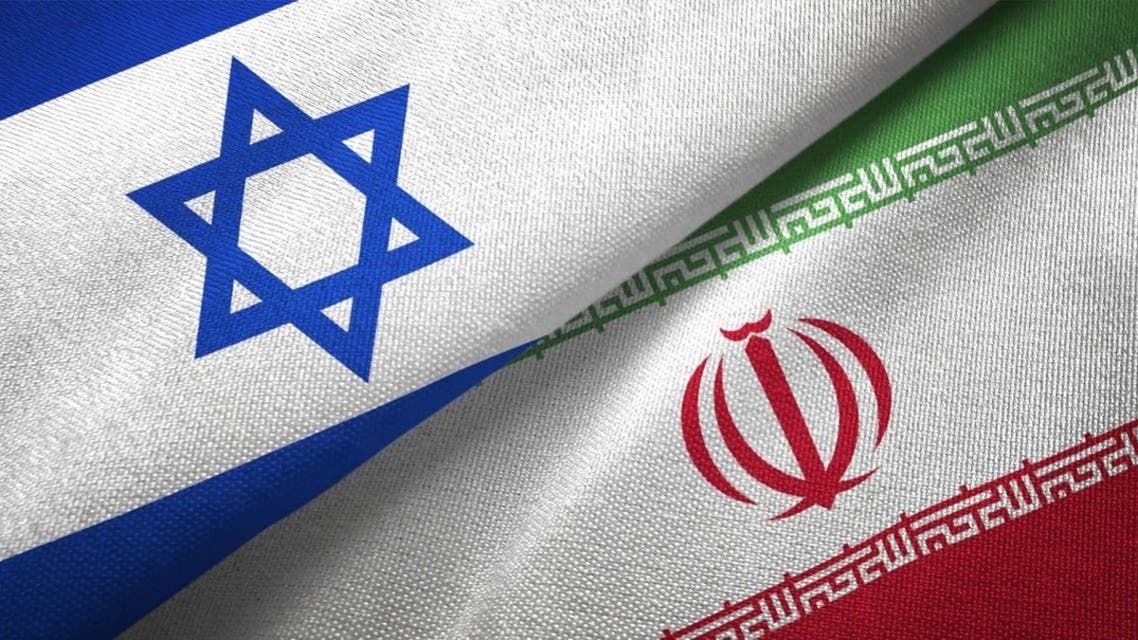 پرچم اسرائیل و ایران