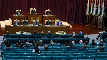 Libyan Parliament meet to discuss approving new government, in Sirte, Libya March 8, 2021. REUTERS/Esam Omran Al-Fetori