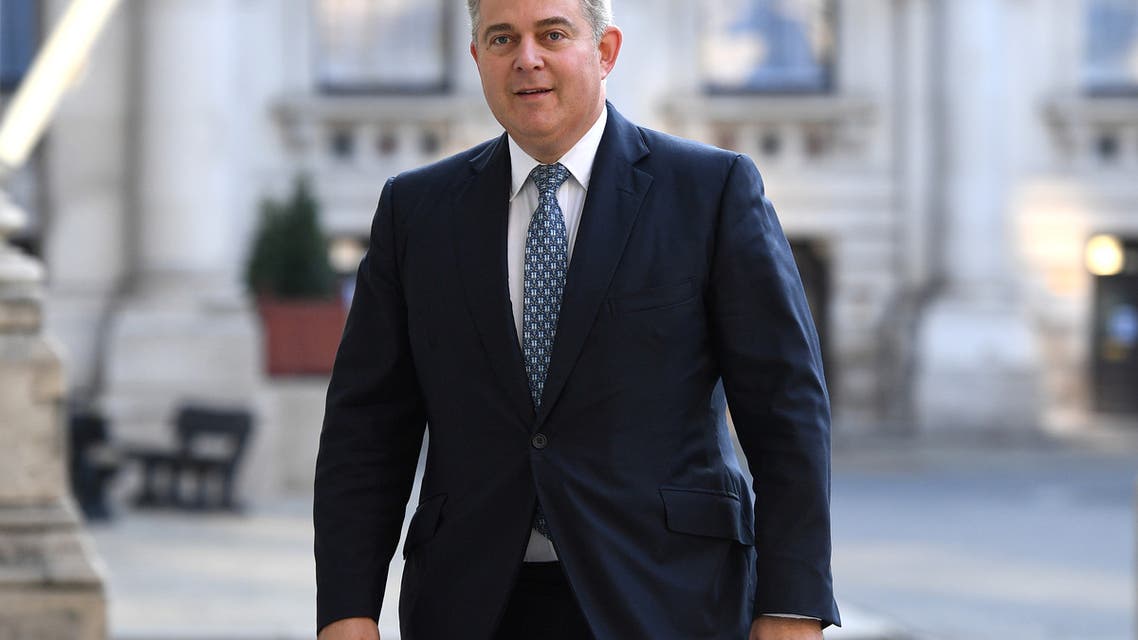 Britain's Secretary of State for Northern Ireland Brandon Lewis arrives for a cabinet meeting at the FCO in London, Britain September 22, 2020. (File photo: Reuters)