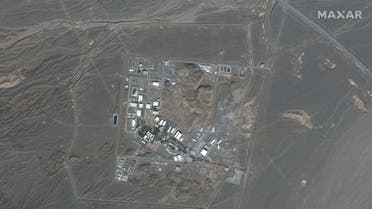 صورعبر الأقمار الصناعية لموقع منشأة نطنز النووية جنوب طهران (أرشيفية من فرانس برس)