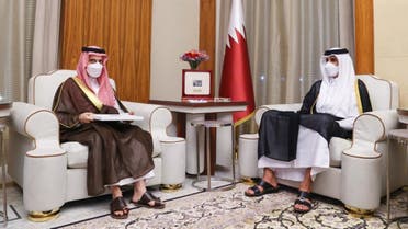 أميرقطر ووزير الخارجية السعودي - واس