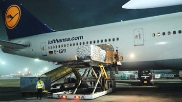 The first shipment of medical aid from Britain arrives in India. (Twitter)