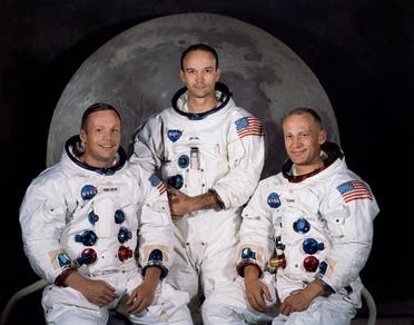 The official crew portrait of the Apollo 11 astronauts taken at the Kennedy Space center on March 30, 1969, (shown L-R) are Neil A. Armstrong, Commander; Michael Collins, Module Pilot; Edwin E. “Buzz” Aldrin, Lunar Module Pilot. (AP)