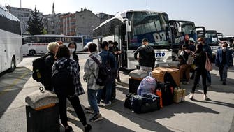 Full coronavirus lockdown takes effect in Turkey, people leave cities