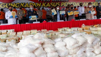Indonesian police seize 2.5-ton haul of crystal meth shipped from Afghanistan