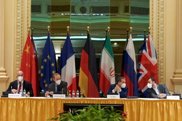 اجتماع اللجنة المشتركة لخطة العمل المشتركة الشاملة في فيينا يوم 1 مايو (رويترز)