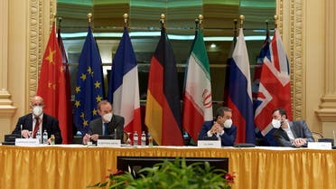 اجتماع اللجنة المشتركة لخطة العمل المشتركة الشاملة في فيينا يوم 1 مايو (رويترز)