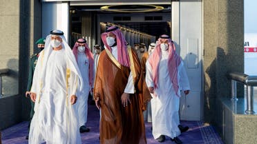 UAE's Sheikh Mohamed bin Zayed Al Nahyan meets Saudi Arabia’s Crown Prince Mohammed bin Salman in Jeddah. (Twitter)