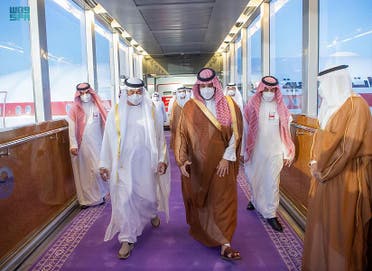 ولي العهد السعودي الأمير محمد بن سلمان مع الشيخ محمد بن زايد ولي عهد أبوظبي في جدة - واس