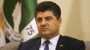A file photo shows top Kurdish counter-terrorism official Lahur Talabany speaks during an interview with Reuters in Sulaimania, Iraq July 17, 2017. (Reuters/Ari Jalal)