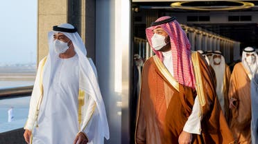 الأمير محمد بن سلمان وولي عهد أبوظبي في جدة -