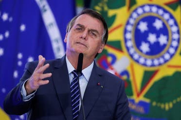 Brazil's President Jair Bolsonaro speaks during the opening ceremony of the Communications Week at the Planalto Palace in Brasilia, Brazil May 5, 2021. (File photo: Reuters)