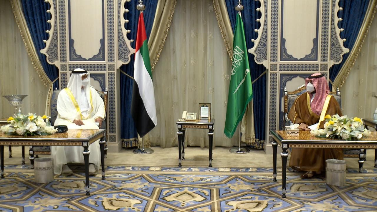 شاهزاده محمد بن سلمان و شیخ محمد بن زیاد