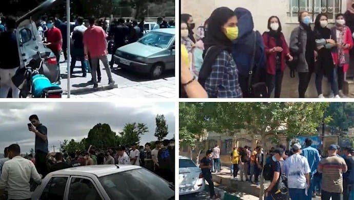 اعتراضات دانش آموزان ایران