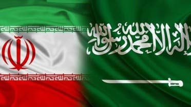 Iran and Saudi Arabia flags. (Supplied)