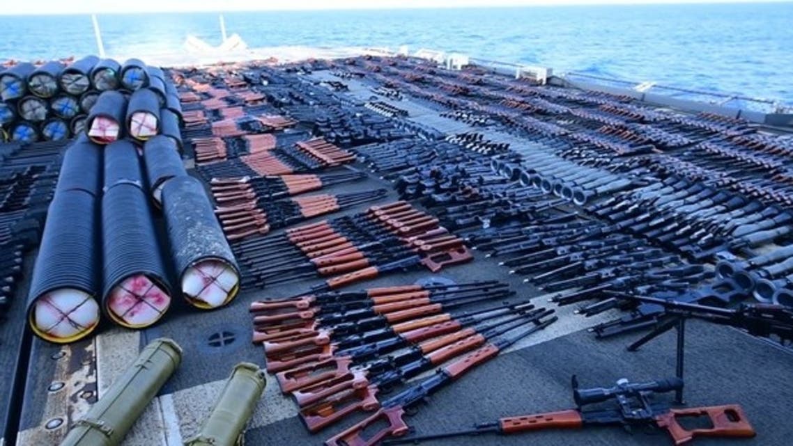 ضبط محموله‌های غیرقانونی اسلحه توسط ناوگان آمریکا در دریای عرب