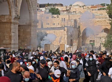 من مواجهات القدس - فرانس برس
