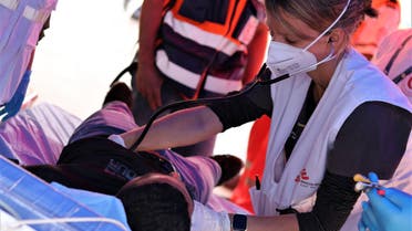 Médecins Sans Frontières is supporting the Palestinian Red Crescent Society in Jerusalem to assess and stabilize hundreds of Palestinians injured by the Israeli police on Monday 10th of May. (Image: MSF)