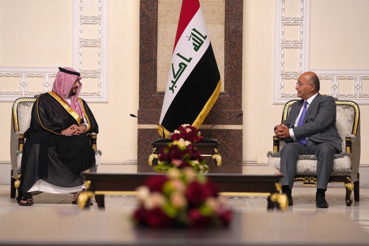 برهم صالح والأمير خالد