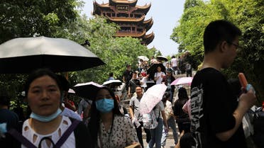 صينيون يقضون العطلة في ووهان