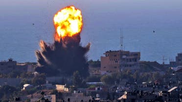 من القصف الإسرائيلي على غزة - فرانس برس