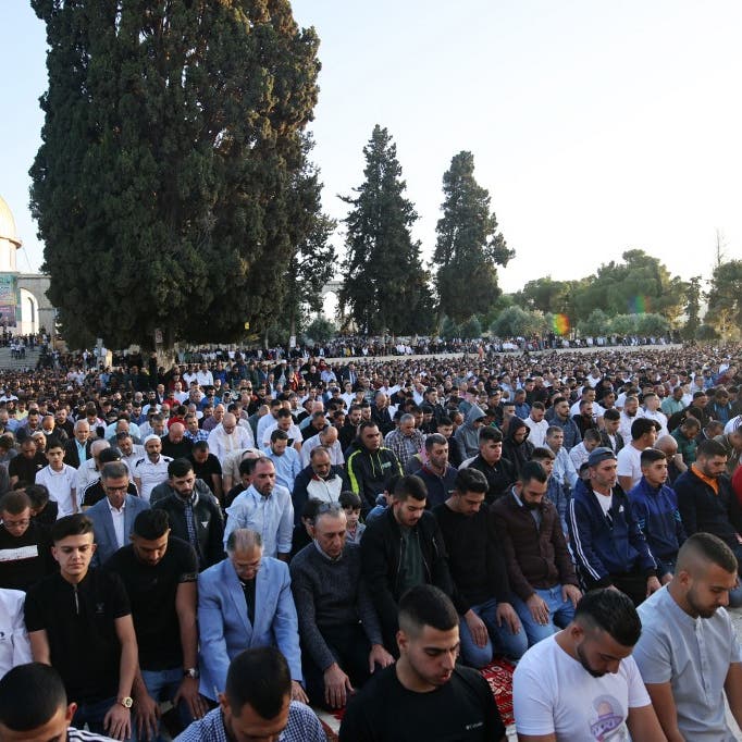 Palestinians mark Eid in al-Aqsa days after Israeli forces attacked worshipers