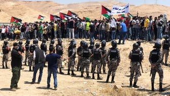 Jordanian police disperse pro-Palestine protesters near border with West Bank