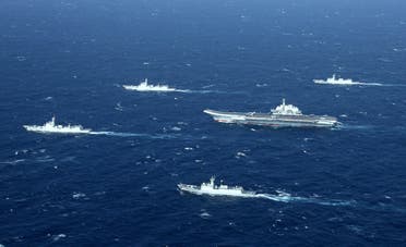 Chinese aircraft carriers (Shutterstock)