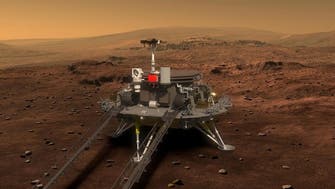 شاهد كيف هبطت المركبة الصينية على سطح المريخ