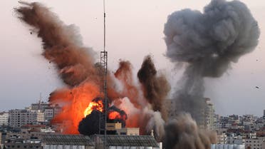 قصف إسرائيلي على غزة (فرانس برس) 