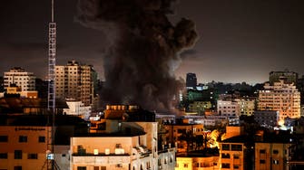 اسرائیلی فوج کی غزہ میں فلسطینی مزاحمت کاروں کے ٹھکانوں پر بمباری
