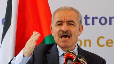 Palestinian PM Shtayyeh attends opening ceremony of a wastewater treatment plant in West Bank. (File photo: Reuters)